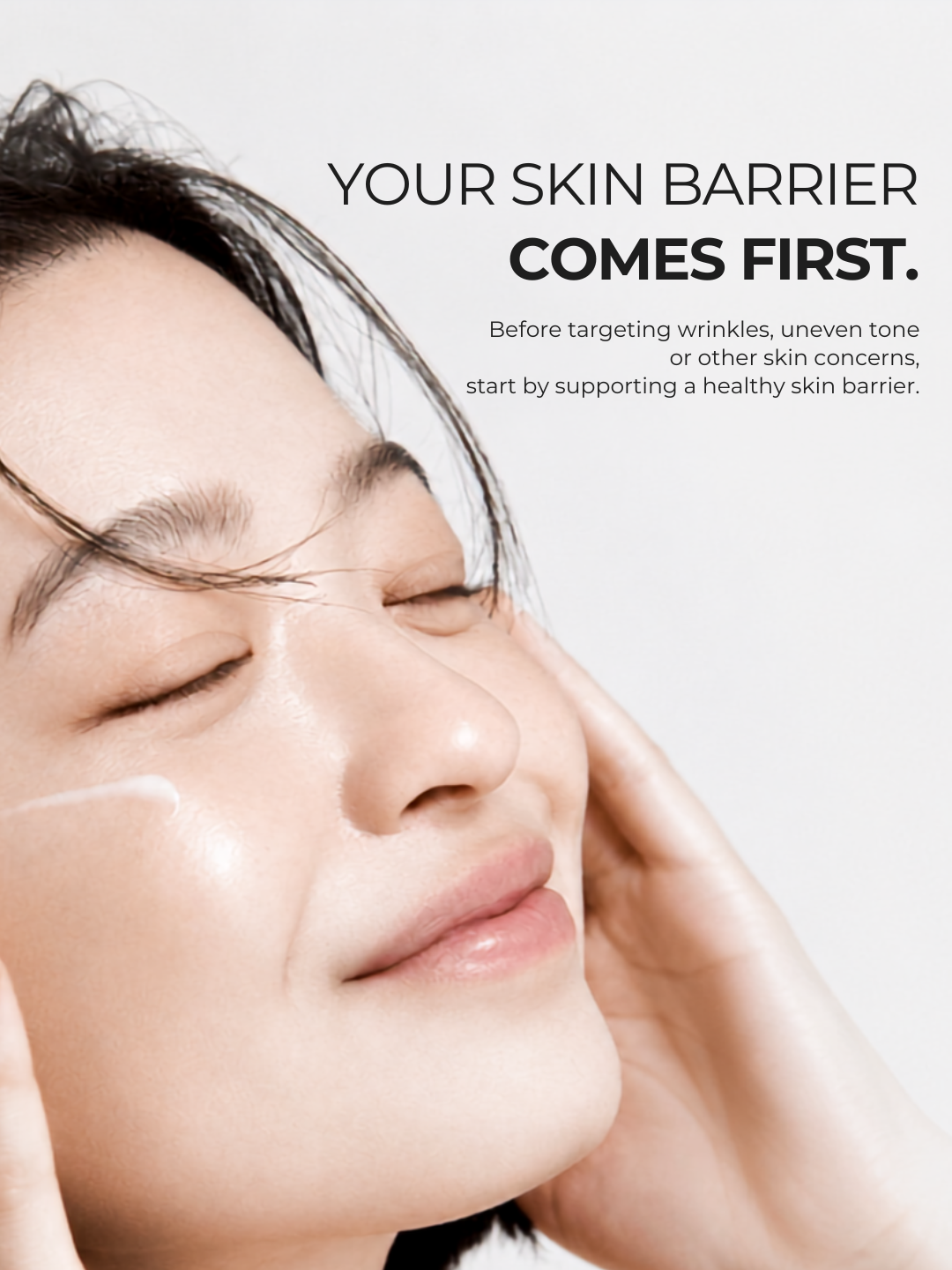 Skin barrier care with 28N 3D Barrier Defence for dry, sensitive-feeling skin before targeted skincare treatments