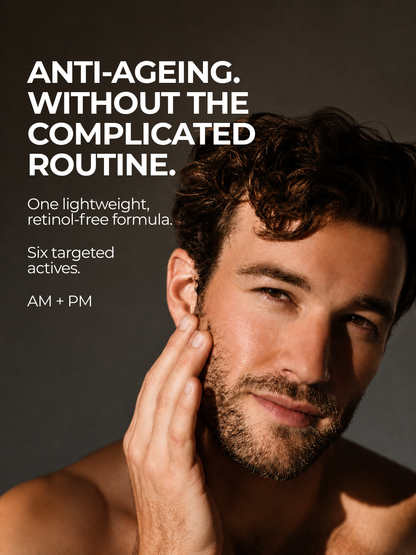28N A⁶ retinol-free anti-ageing serum for men seeking a simple AM and PM skincare routine