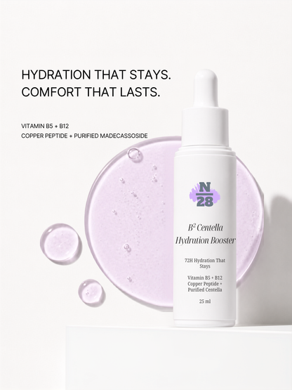 28N B² Centella Hydration Booster with Vitamin B5, Vitamin B12, Copper Peptide and purified Madecassoside