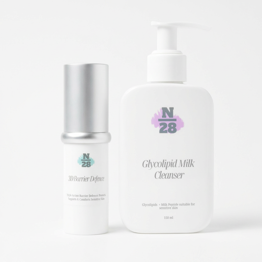 28N Barrier Defence Duo 屏障修护双效组合，barrier care routine for dry and sensitive skin