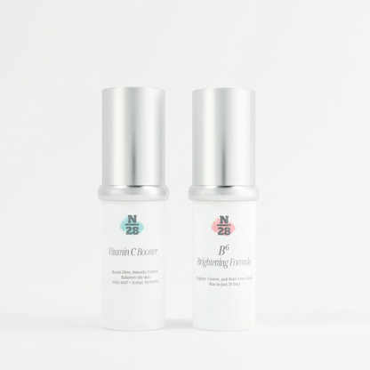28N Brightening Duo 亮白双效组合，Vitamin C Booster and B6 Brightening Formula for radiant skin