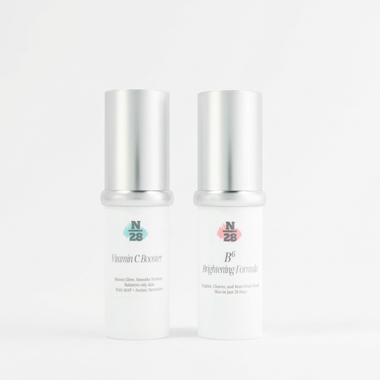 28N Brightening Duo 亮白双效组合，Vitamin C Booster and B6 Brightening Formula for radiant skin