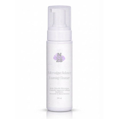 28N Microalgae Balance Foaming Cleanser for oily and combination skin with Chlorella microalgae and biosurfactants