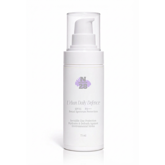 28N Urban Daily Defence SPF15 日常物理防晒，zinc oxide sunscreen for sensitive skin 敏感肌适用