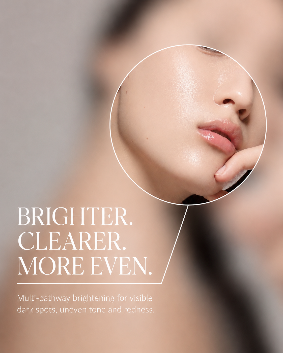 Brighter and more even-looking skin with 28N B⁶ Brightening Formula for dark spots and redness