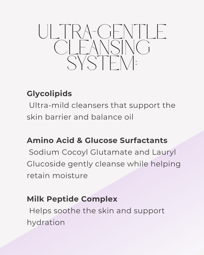 Glycolipid Milk Cleanser