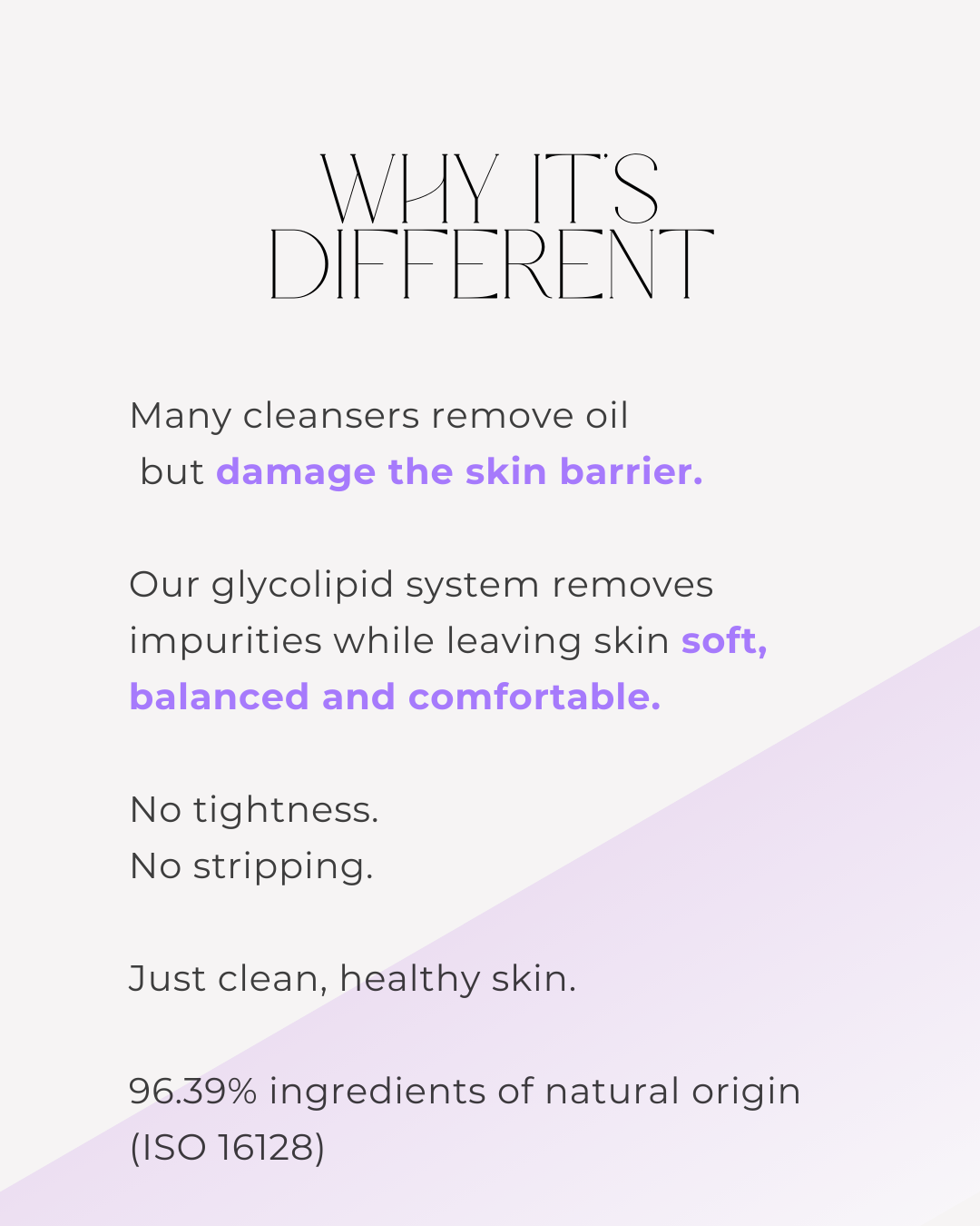Glycolipid Milk Cleanser